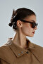 Transparent Leopard Pattern Uv Protection Sunglasses - 7