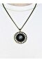 Natural Stone Moonstone Natural Stone Round Model Ancient Woman Necklace Euk49Ay - 3