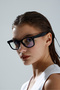 Black Framed Blue Light Protection Sunglasses - 8
