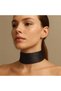 Evening Dress Choker Necklace Anthracite Metal Sequin Armored Choker Women's Necklace