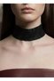 Evening Dress Choker Necklace Anthracite Metal Sequin Armored Choker Women's Necklace - 3