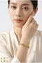 Women's Gold Color Stainless Steel Chain Bracelet |   Stone Detailed Premium Design - 5