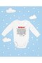 Dear Dad, Your Little Miracle Written on It Cotton Soft Unisex Snap Fastener Long Sleeve Bodysuit