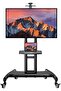 Rolling TV Stand with Wheels for 32-85 Inch LCD LED 4K Flat Screen TVs