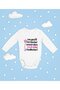 No Matter What, Uncle, Handle It! Written Cotton Soft Unisex Snap Fastener Long Sleeve Bodysuit