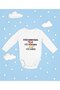 Grandma's First Eye Pain, First Eye Pain Written on It, Cotton Unisex Snap-On Long Sleeve Bodysuit