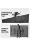 Rolling TV Stand with Wheels for 32-85 Inch LCD LED 4K Flat Screen TVs - 5