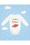 Eid Candy Written Cotton Soft Unisex Snap Fastener Long Sleeve Bodysuit
