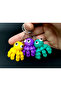 Set of 3 Movable Jointed Octopus Keychain - Fun Flexi Antistress Figure - 2