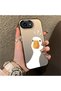 iPhone 16E Compatible Silicone Edge Hard Back Anti-Fall Case Sweet Duck