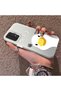 Samsung Galaxy A13 Compatible Silicone Edge Hard Back Anti-Fall Case Sweet Duck - 3