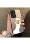 Samsung Galaxy S22 Compatible Silicone Edge Hard Back Anti-Fall Case Sweet Duck