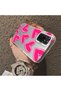Xiaomi Redmi Note 10 Pro Compatible Silicone Edge Hard Back Anti-Fall Case Heart Pattern - 5