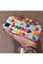 Xiaomi Poco C31 Compatible Silicone Edge Hard Back Anti-Fall Case Colorful Heart