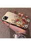 Realme C21 Compatible Silicone Edge Hard Back Anti-Fall Case Beautiful Flower - 2