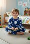 Polar Bear Patterned Fleece Unisex Children's Pajama Set