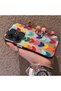 Xiaomi Redmi 13 Compatible Silicone Edge Hard Back Anti-Fall Case Colorful Heart
