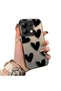 Xiaomi Redmi Note 13 Compatible Silicone Edge Hard Back Anti-Fall Case Heart Pattern - 3