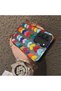 Samsung Galaxy S22 Compatible Silicone Edge Hard Back Anti-Fall Case Colorful Heart - 3