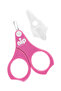 , Nail Scissors, For Baby's Toenails & Fingers, Nail Cutting, Short & Round Edges, Pink