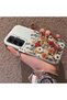 Samsung Galaxy A55 Compatible Silicone Edge Hard Back Anti-Fall Case Beautiful Flower - 2