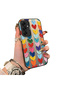 Samsung Galaxy A16 Compatible Silicone Edge Hard Back Anti-Fall Case Colorful Heart - 2