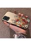 Samsung Galaxy A12/M12 Compatible Silicone Edge Hard Back Anti-Fall Case Beautiful Flower - 3