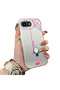 iPhone 16E/17E Compatible Hard Acrylic Back Silicone Edge Lens Protection Case