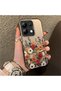 Xiaomi Redmi Note 13 Compatible Silicone Edge Hard Back Anti-Fall Case Beautiful Flower - 5