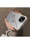 iPhone 15 Compatible Silicone Edge Hard Back Anti-Fall Case Airplane Show - 4