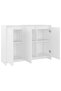 Sideboard White 102x33x75 cm Engineered Wood - 4