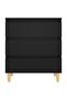 Sideboard Black 60x35x69 cm Engineered Wood - 4