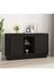 Sideboard Black 102x35x60 cm Engineered Wood