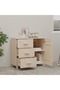Sideboard HAMAR Honey Brown 90x40x80 cm Solid Pinewood - 6