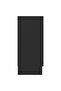 Vitrine Cabinet Black 120x30.5x70 cm Engineered Wood - 6