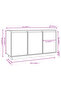 Sideboard 111x34x60 cm Solid Wood Pine - 3