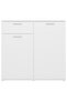 Sideboard White 80x36x75 cm Engineered Wood - 5