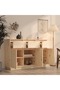 Sideboard 110x34x75 cm Solid Wood Pine - 5