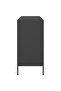 Sideboard Black 100.5x39x79 cm Steel - 6