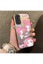 Xiaomi Redmi Note 11S Compatible Protective Silicone Edge Acrylic Back Kuromi Case - 5