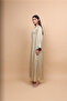 Elegant Embroidery Crystals Beaded Jalabiya - 3