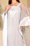 Luxury Layered Silver Beads Jalabiya - 2