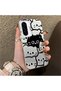 Samsung Galaxy A36 Compatible Silicone Edge Acrylic Back Sweet Cat Protective Case - 4