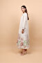 Classic Floral Linen Fabric Jalabiya - 3