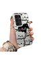 Samsung Galaxy S23 Ultra Compatible Silicone Edge Acrylic Back Sweet Cat Protective Case - 2