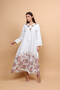 Floral Crystal Pieces Classic Jalabiya - 5