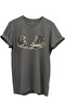 Forest Scene with Nature and Hunting Concept Printed 100% Cotton Regular Fit Crew Neck Unisex T-Shirt