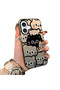 iPhone 16 Compatible Silicone Edge Acrylic Back Sweet Cat Protective Case - 2