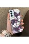 Samsung Galaxy M15 Compatible Protective Silicone Edge Acrylic Back Kuromi Case - 4