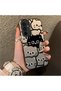Samsung Galaxy A54 Compatible Silicone Edge Acrylic Back Sweet Cat Protective Case - 4